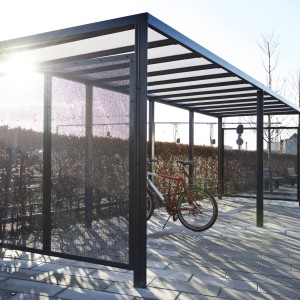 Frame Overdækning, cykelskur på Esbjerg Banegård