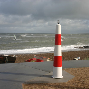 Lighthouse Pullert ved strand