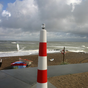 Lighthouse Pullert ved strand